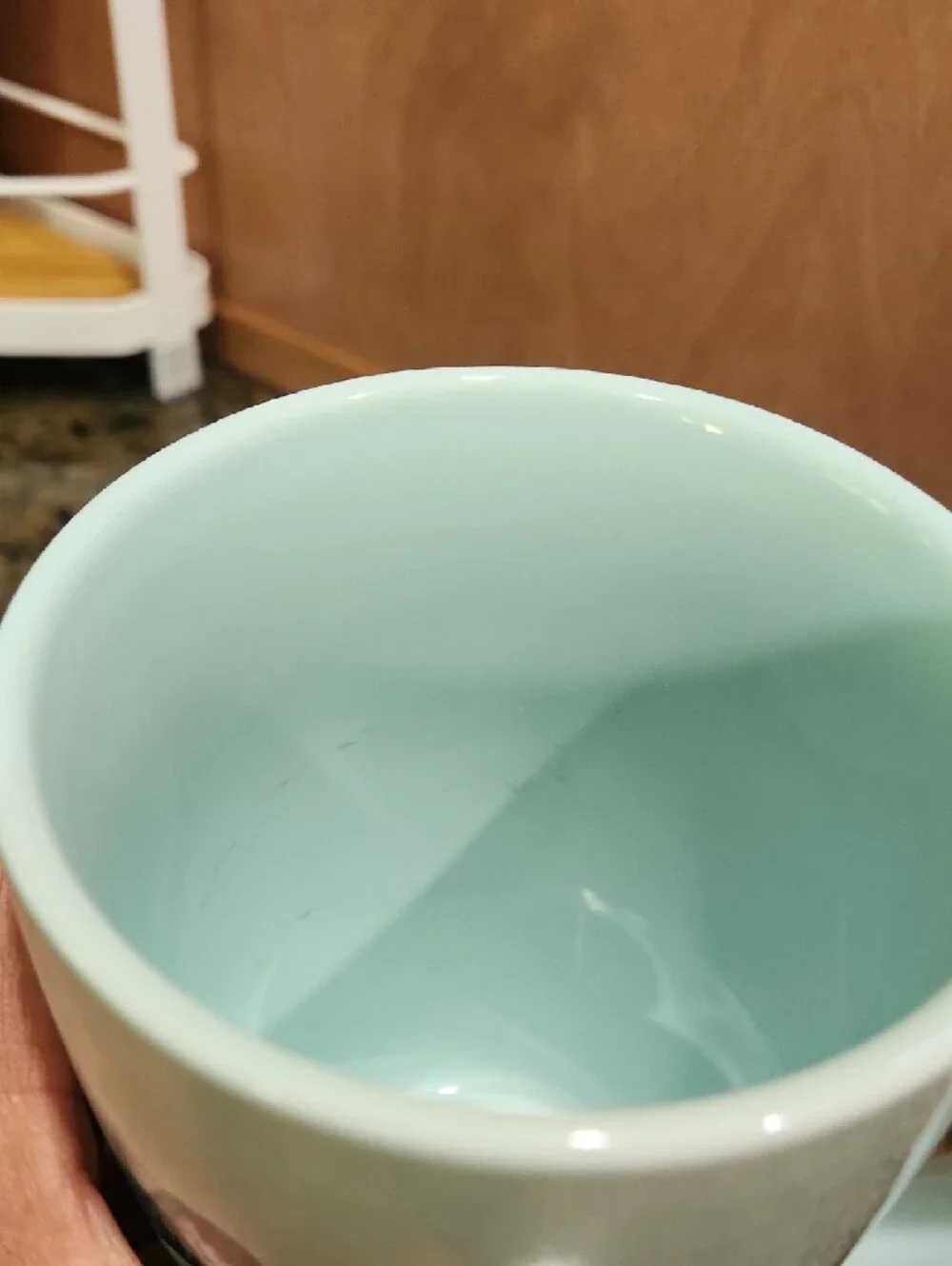 Paper Source Mint Green Mermaids Ceramic Mug - Strong Women Make Waves